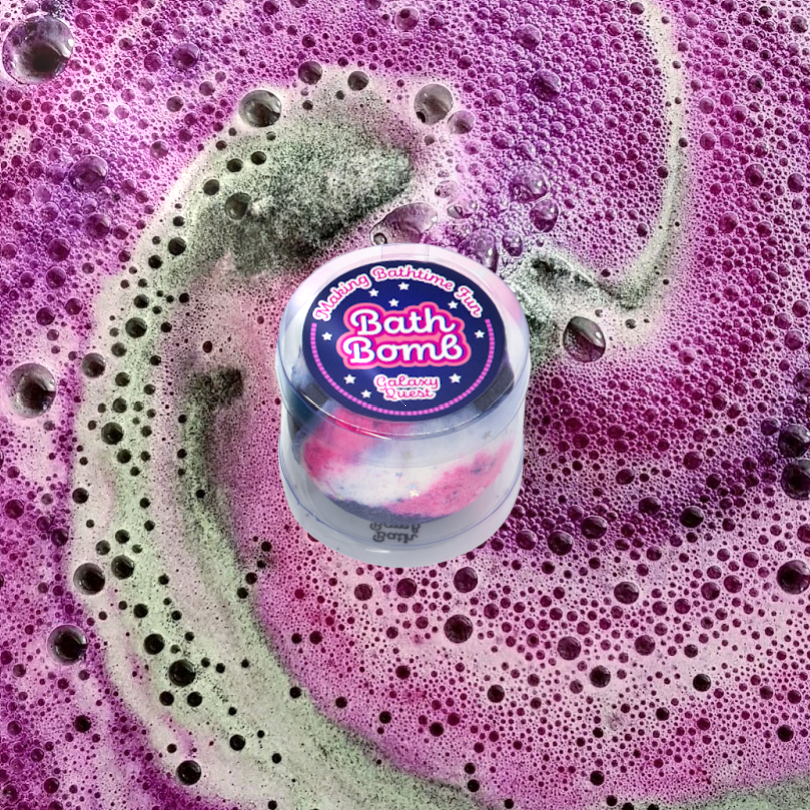 Bath Bomb Galaxy Quest Swirl