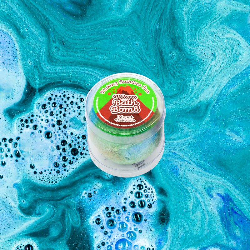 Bath Bomb Mount Vesuvius Swirl